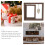 Double-Sided Rotating Photo Frame Walnut Wood 1Pack 5