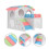2Pcs Hamster House Small Pet Hideout Washable Fun Villa 11
