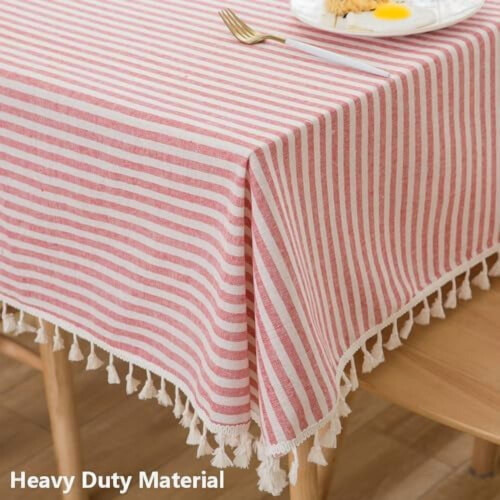 60" Round Cloth Tablecloth, Heavy-Duty & Eco-Dyed 1