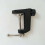 Supporto da tavolo per microfono con morsetto, nero, 10x8x3 cm 4