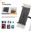 Suporte ajustável para tablet de 67 polegadas, compatível com iPads e smartphones. 3
