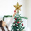 Étoile de Noël à 5 branches en métal doré 4