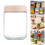 Glas für Overnight Oats mit luftdichtem Deckel, 473 ml 2