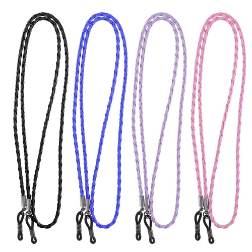 Curea din piele pentru ochelari, 70 cm, pachet de 4 1