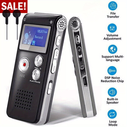 Taifeadán Gutha Digiteach 32GB 650h Ceallraí MP3Player 1