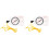 2Pcs Multifunctional Portable Compass Multi-Color Outdoor Hiking Tool 2