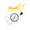 2Pcs Multifunctional Portable Compass Multi-Color Outdoor Hiking Tool 9