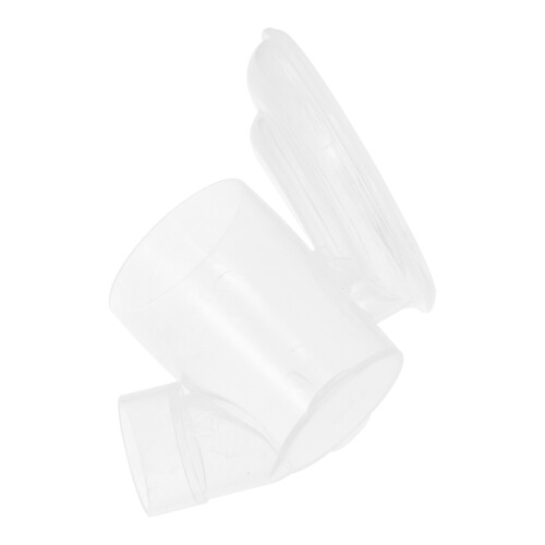 2St Borstkolf Accessoire Draagbaar Transparant PP & 2
