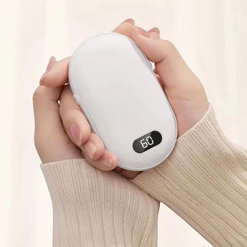 Επαναφορτιζόμενη θερμάστρα χεριών και Power Bank 5200mAh 2 σε 1, ρυθμιζόμενη σε 3 2