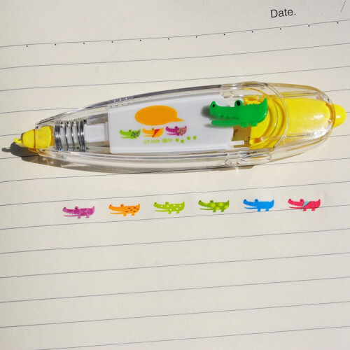 Ruban correcteur décoratif jaune pour scrapbooking et 1