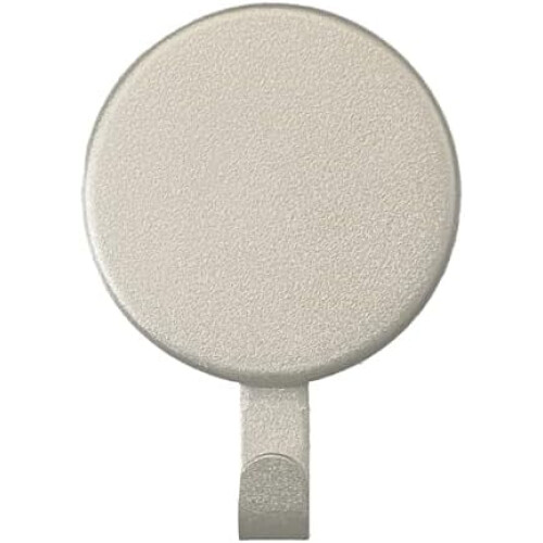 Magnetisk kranshängare set med 2 texturerade silverfärger 1