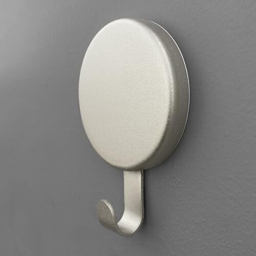 Magnetisk kranshängare set med 2 texturerade silverfärger 2