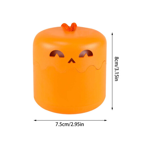 Pumpkin-Shaped LED Night Light – USB Rechargeable, 2