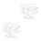 4St Heldere Acryl Mailhouder Met Brievenorganizer Voor 7
