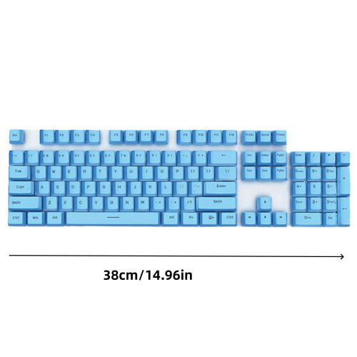 ABS Gaming Keycaps Universal Mechanical Keyboard 104 Pcs Red 2