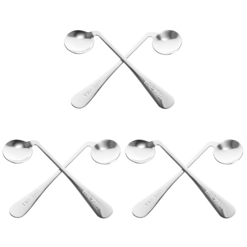 6Pcs Portable Non-Weighted Adaptive Spoon Set for Elderly Use 1
