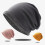 Slouchy Beanie Muts Gebreide Winter Warme Muts One Size 3