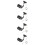 4St Kettingspanner Kit Voor Motorfiets Met Instelbare Kettingspanning 10