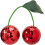 Glazen kers discobal rood 6 inch reflecterende spiegelbal 1