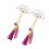 2 Pack Alloy Fan Tassel Phone Shell Ornaments 1