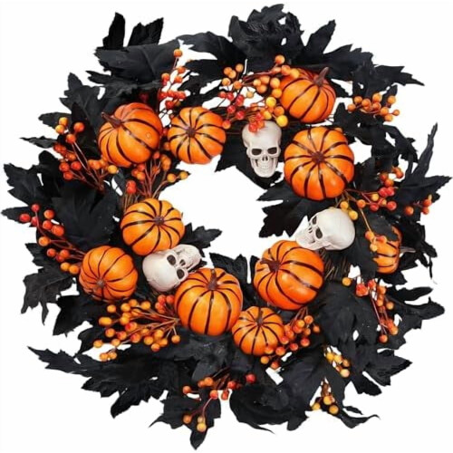 Artificial Tulip Wreath 20 inch Spring Summer Decor