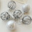Silver Christmas Ball Ornaments 6 Pack 6cm 1