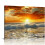 Impressão em tela Sunset Ocean 20x16 polegadas com moldura 1