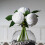 White Silk Peony Bouquet 10 in 1