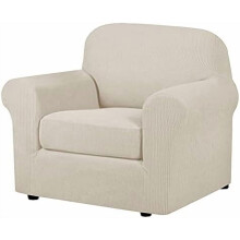 4-Piece Jacquard Sofa Slipcover Set, Stretch Fit