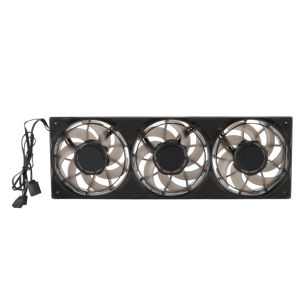 360Mm 3-In-1 Argb Pc Case Fan, 2200Rpm, Quiet 5V Cooler Black 9481384714492