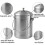 Stainless steel compost bin odorless 5L 5