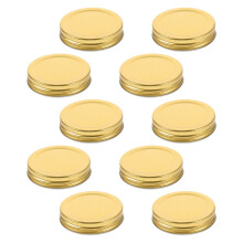 Mason Jar deksels 70 mm metaal brede opening 10 stuks