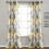 Floral Sheer Curtain Panels 52"W x 84"L Polyester 1