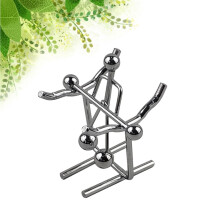 Tineasur Boules d'équilibre décoratives Petite figurine en fer à repasser Couleurs assorties 1 lot