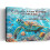 Sea Turtle Canvas Wall Art 12 x 16 in 1