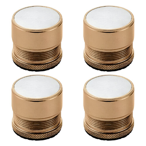 Verstellbare Möbelfüße aus Aluminium, 4er-Set