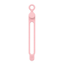 Silikon-Kabelbinder mit Knopfverschluss, 4,2 Zoll
