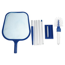 Kit skimmer per piscina con asta a 5 sezioni