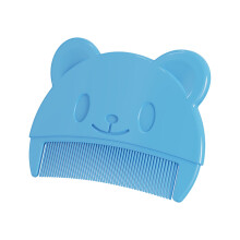 Cartoon Bear Baby Comb Portable Fine Tooth Cradle Hat Removal Ergonomic Food Grade Plastic Infant Newborn Boys Girls Scalp Brush