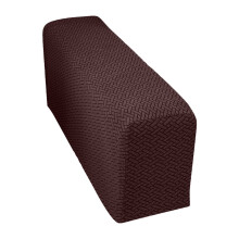 Elastic Sofa Armrest Covers – Jacquard Velvet, Pack of 2