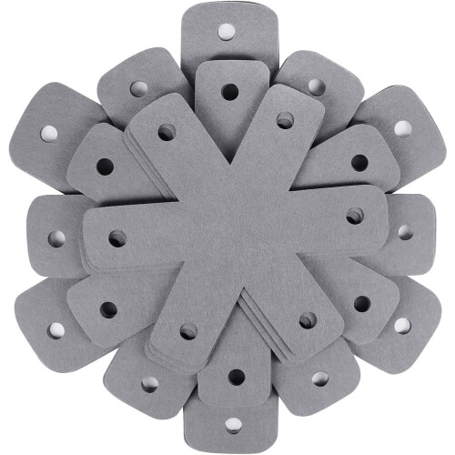 Pan Protector Set of 12 – 4 Sizes, Thick Felt Divider Pads