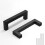 Matte Black Stainless Steel Cabinet Pulls 5-1/16" C-C (25 1