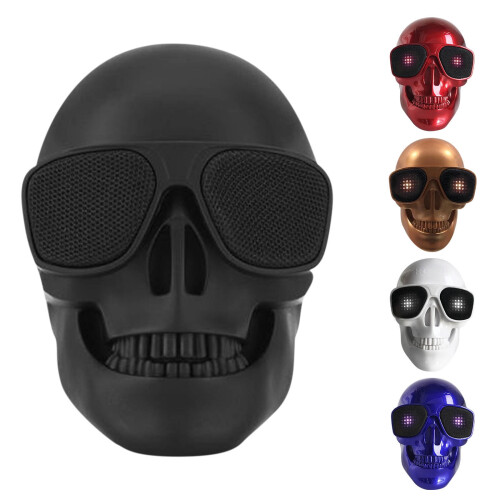 Φορητό ηχείο Bluetooth Skull15W, BT4.0, ραδιόφωνο FM, για εξωτερικούς χώρους/πάρτι/ταξίδια,