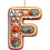 Acrylic 2D Christmas Letter Pendant, 8 cm 1