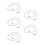 5Pcs Multifunctional Beaded Glasses Chain Strap for Mask and Eyeglass 4
