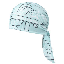 Heren Durag Piratenhoed Hoofddoek Hoofdband in Hip Hop-stijl, versterkt de Hip Hop-look (Mintgroen #1, One Size)