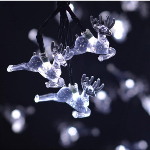 Solar String Lights 4.8m 20-LED 8 Modes IP65