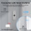Tuya Zigbee Light Sensor Luminance Detector Sensor  Home Automation App Control Tuya Light Detector 8