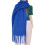Xale Pashmina Feminino de Cor Sólida com Franjas 2