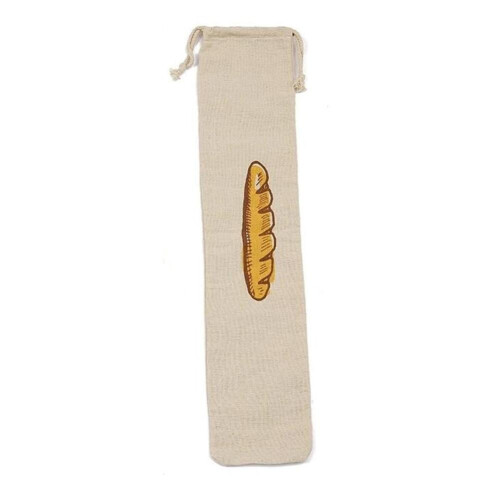 Linen Reusable Bread Bag FrenchBaguette Drawstring Bag Cotton Dust Stringbag~ E8E8
